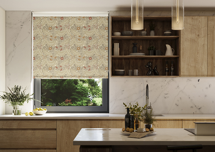 William Morris At Home Larkspur, Acorn - Roller Blind - Image 3